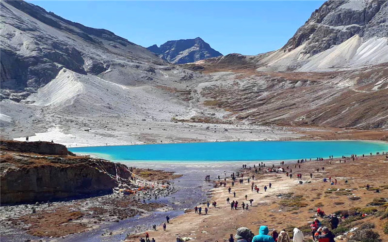 Milk lake(Erongcuo lake) in Yading Nature Reserve