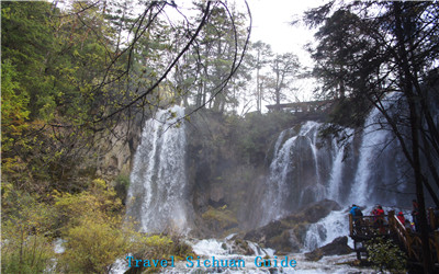 Jiuzhaigou waterfall