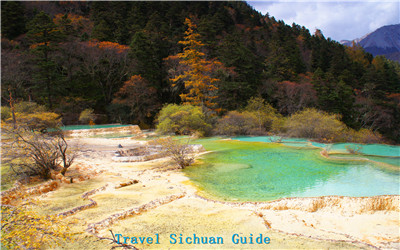 View of Huanglong national park