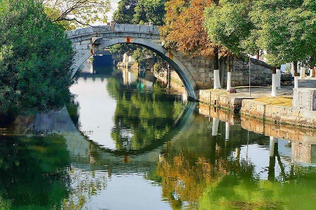 arch stone bridge in jinze town.jpg